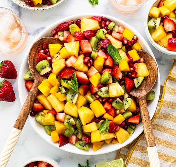 mini egg bites on plate 