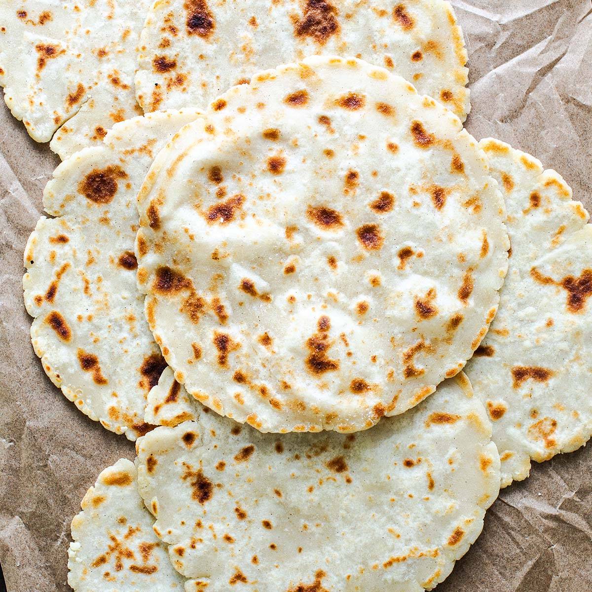 stack of gluten free flatbreads