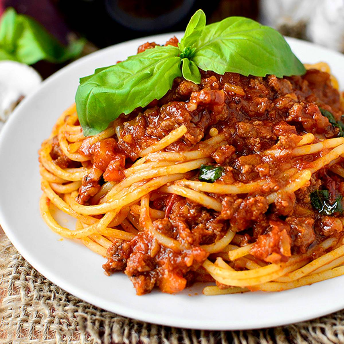 plate of vegetable ragu