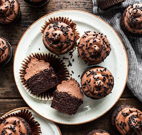 gluten free chocolate cupcakes