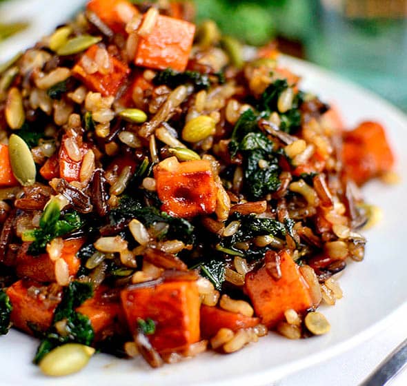 bowl of pasta salad