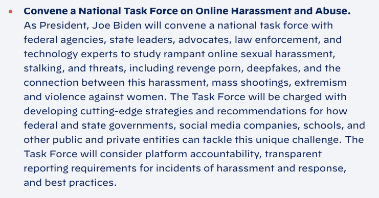 National Task Force on Online Harassment and Abuse