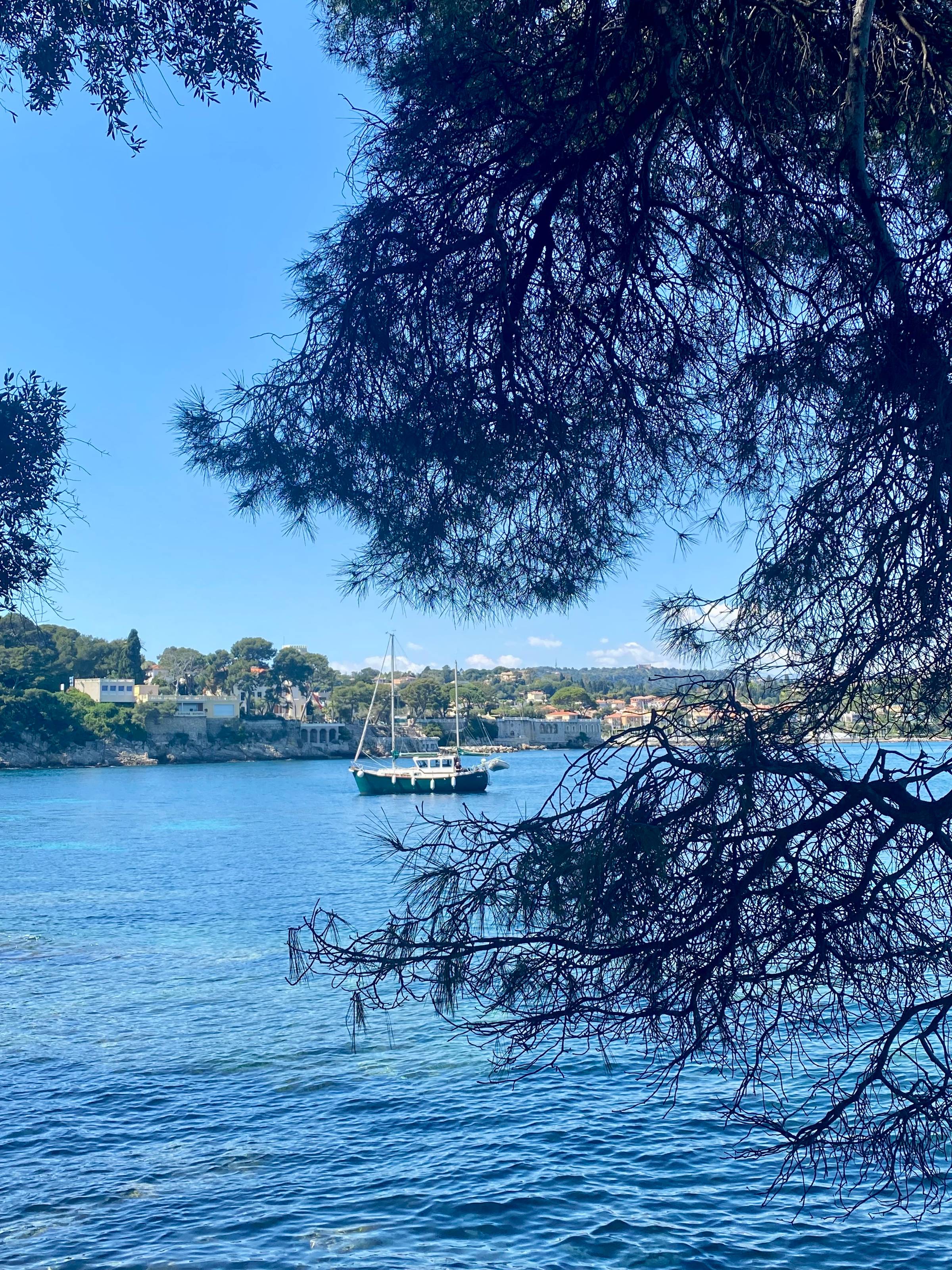 A boat on the Mediterrannean Sea close to Nicen France