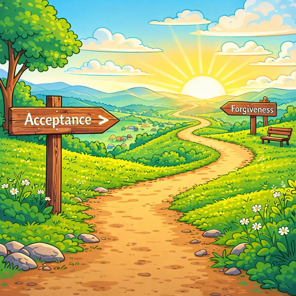 Path to acceptance and forgiveness