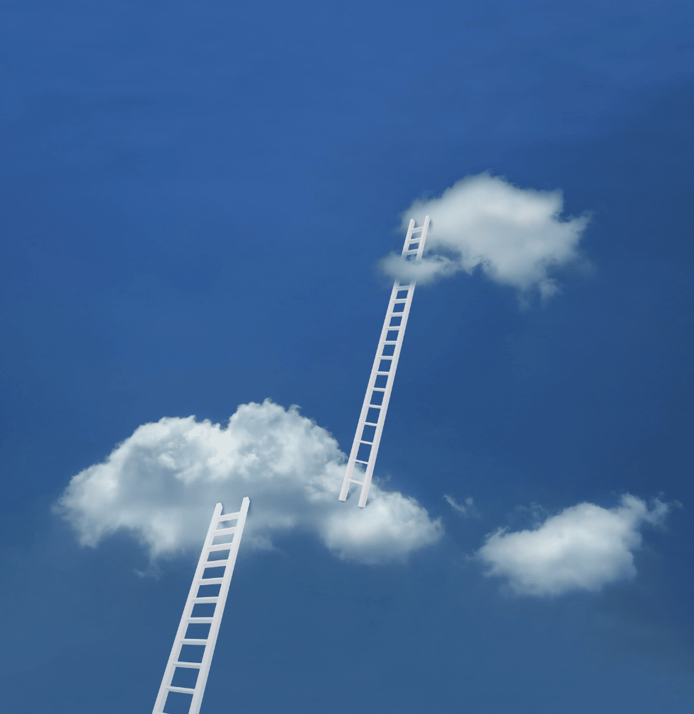 stairs going into the clouds