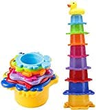 Practical Parenting Guide Age Appropriate Toys For Development and Early Learning. Stacking Cups aSmallFish.