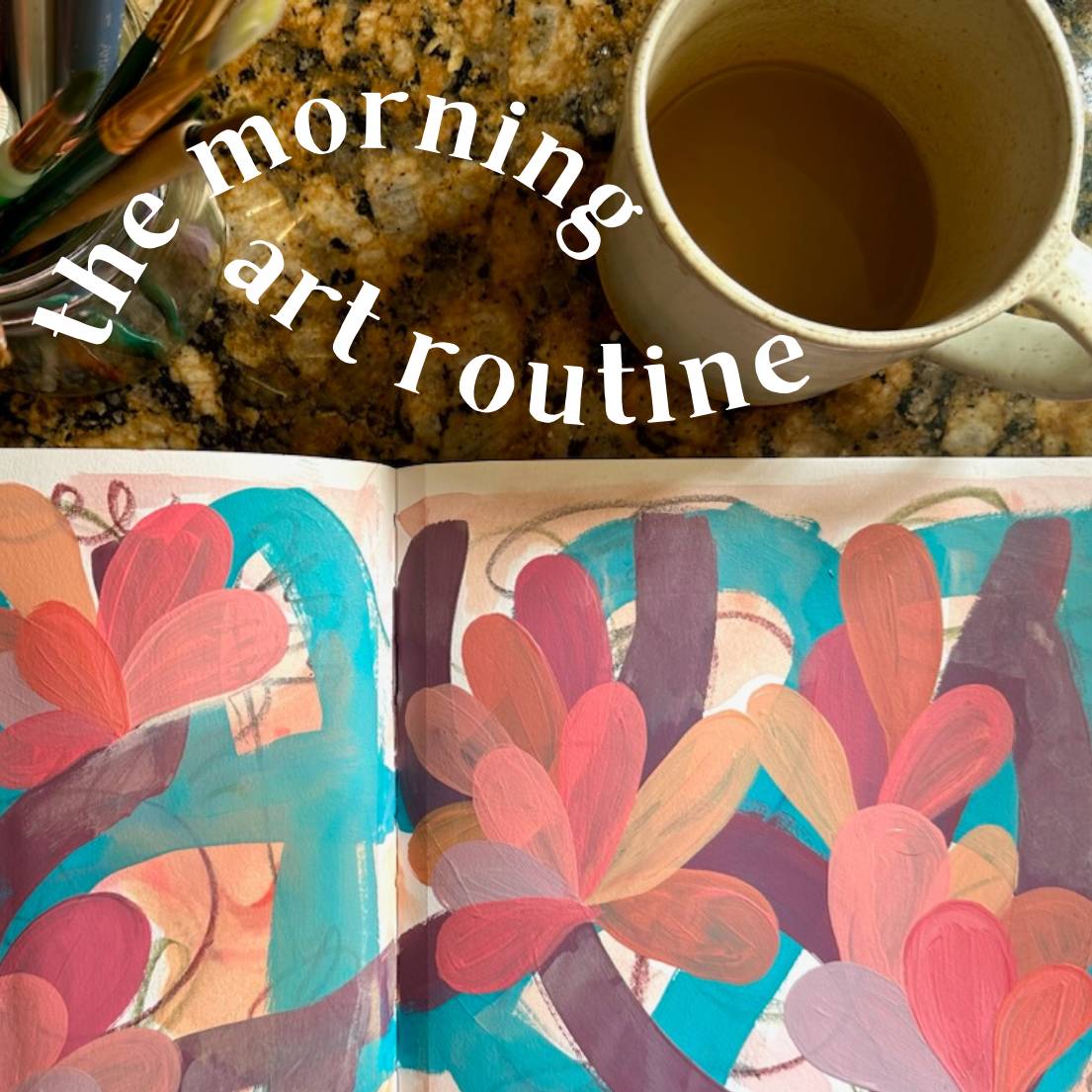 morning art routine