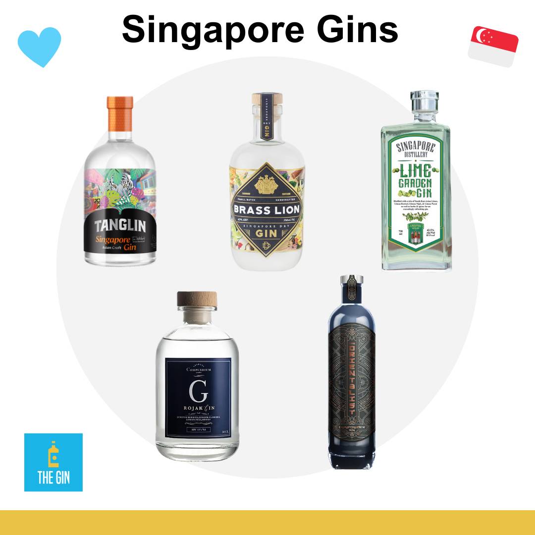 1 to 5 Singapore Gins??? Sling Story ? Gin Botanicals??? Singapore Sling? Jan Events ??