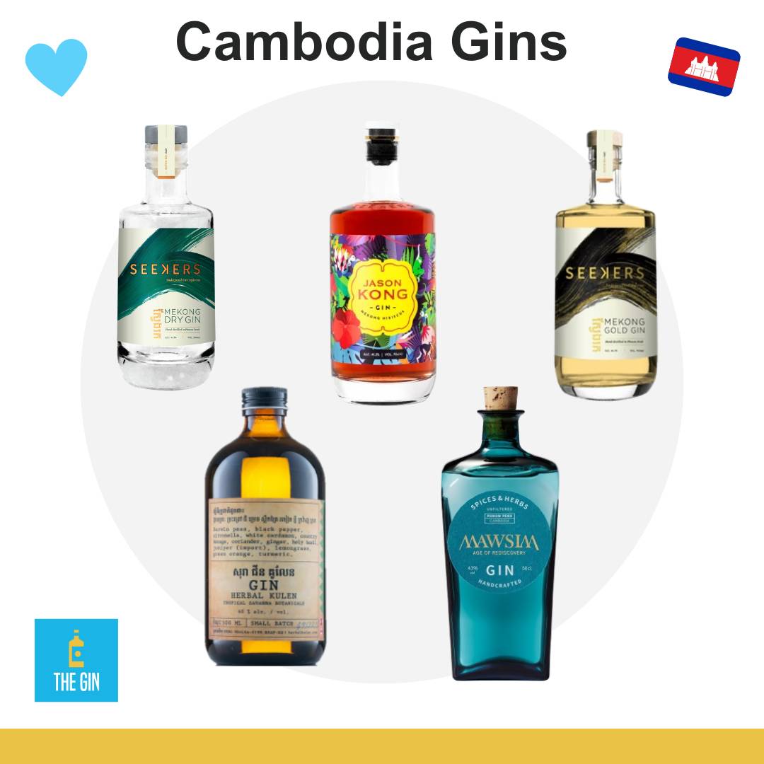 5 Cambodian Gins ?? Flavours from the wild ? Distillation ? Khmer Basil Smash ? Boozy Clementine ? February Gin Events ??