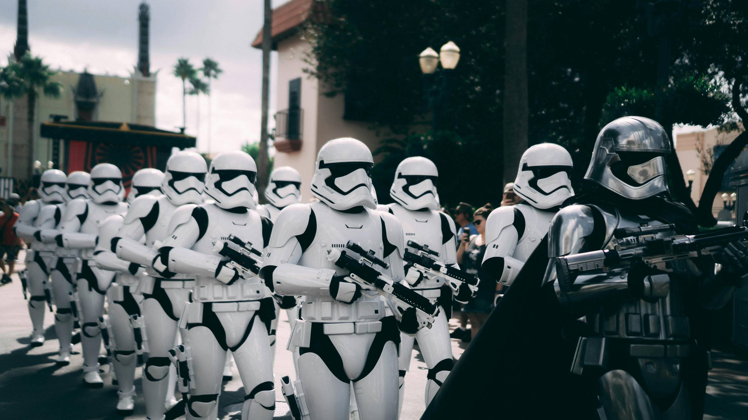 Star Wars Storm Troopers preparing for battle