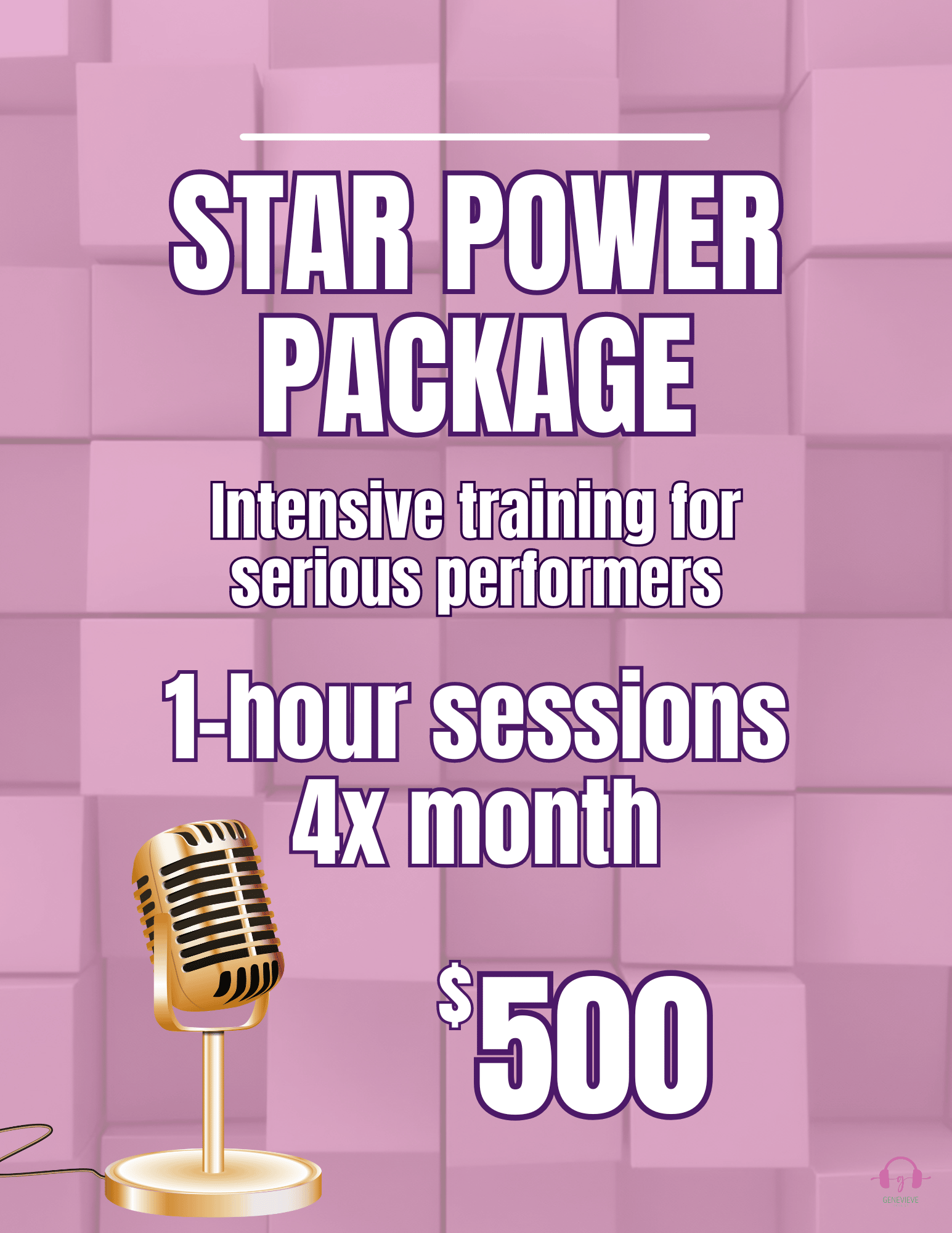 Star Power Package (1-hour, Weekly)