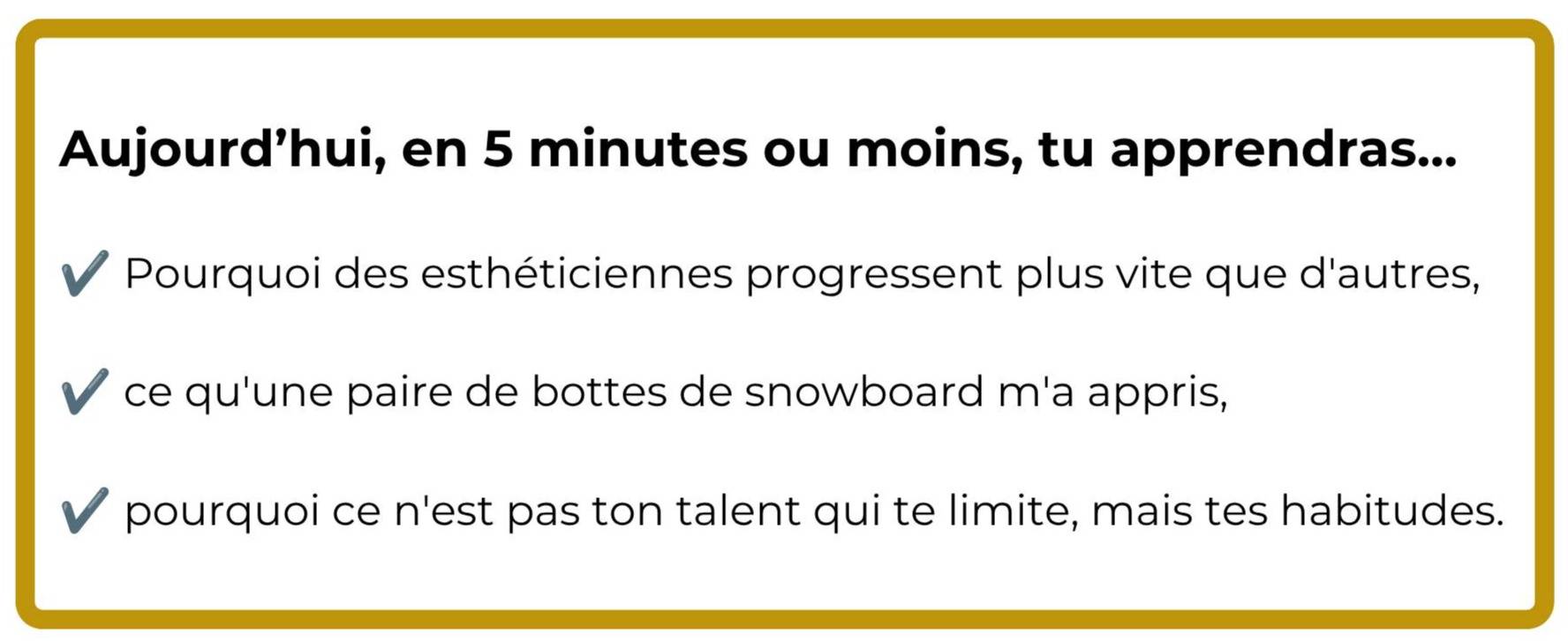 améliorer la performance avec les bons outils en esthétique_ce que tu apprendras en 5 minutes ou moins - helene_leblond