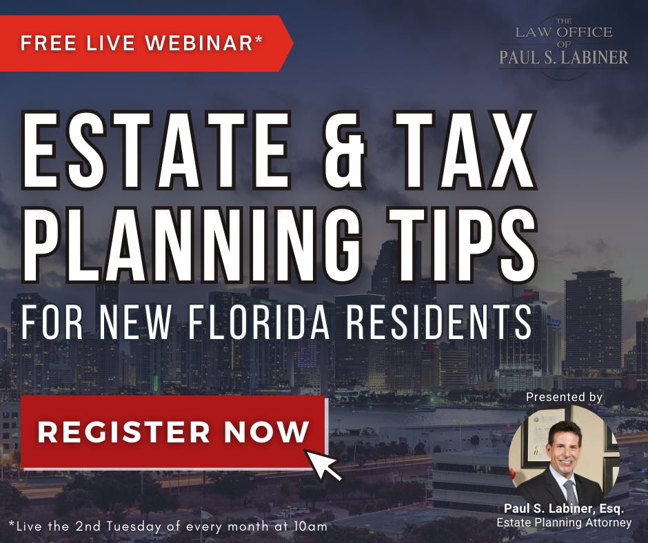 new florida resident estate planning tips