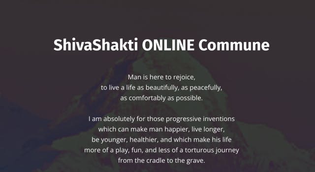ShivaShakti ONLINE Commune