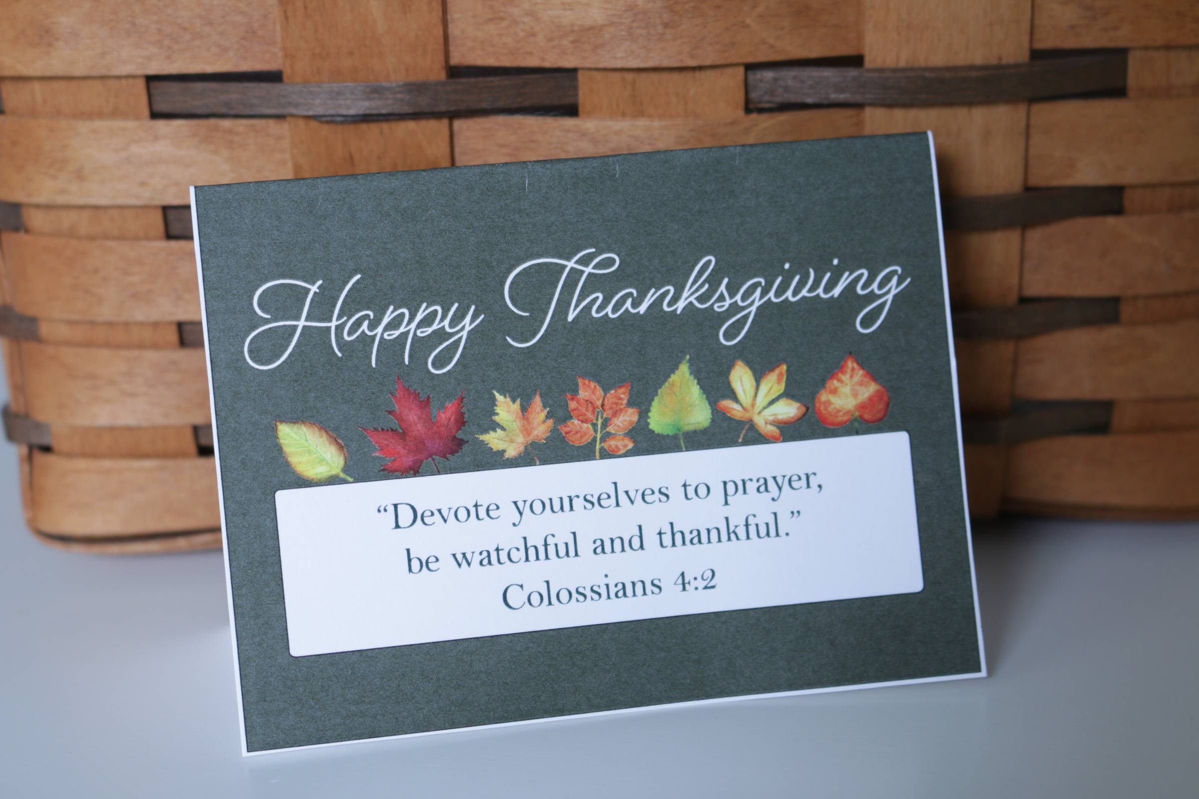 Printable Bible Verse Thanksgiving Place Cards