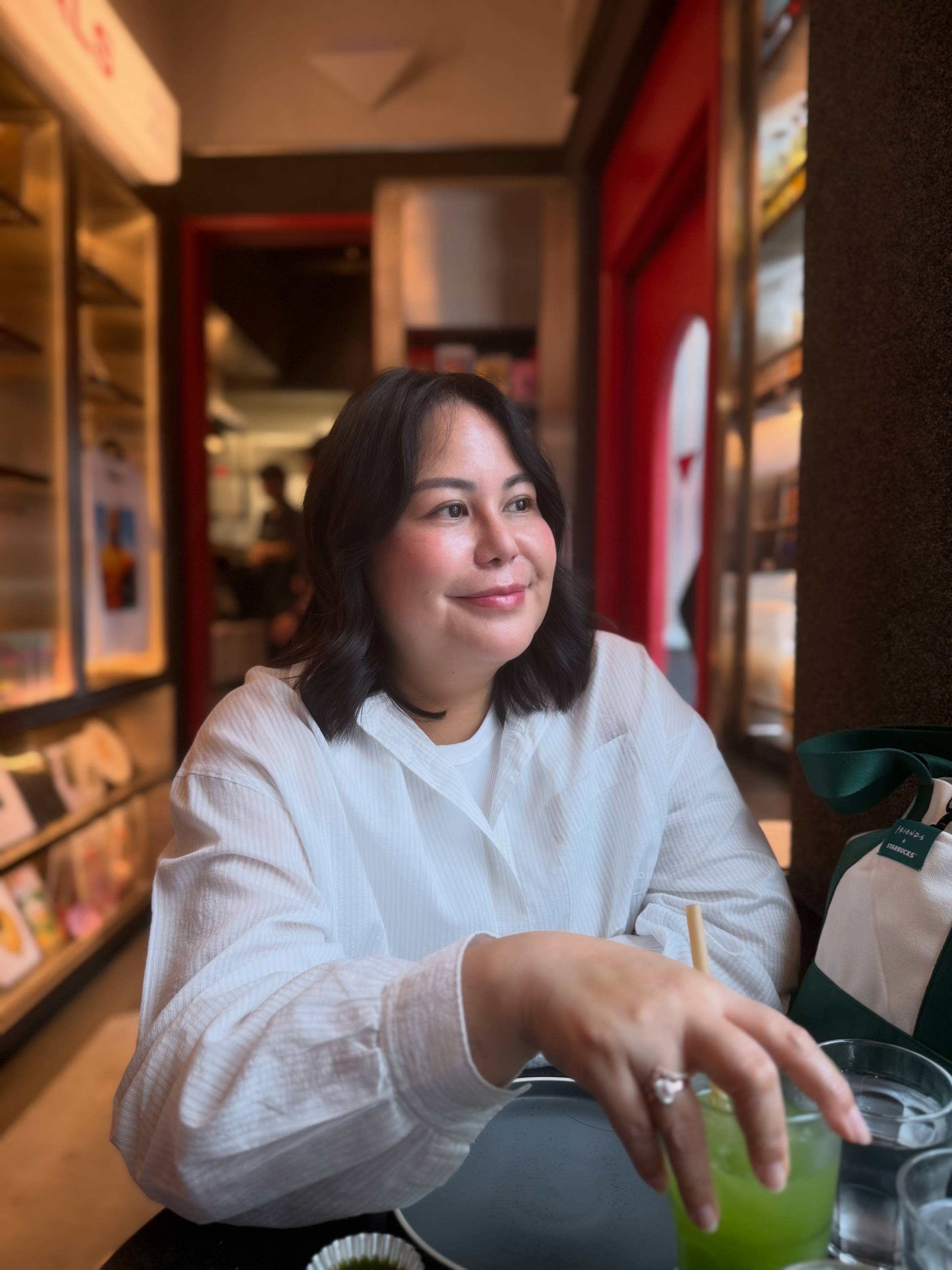 Portrait of Patricia taken a few weeks after her mastectomy