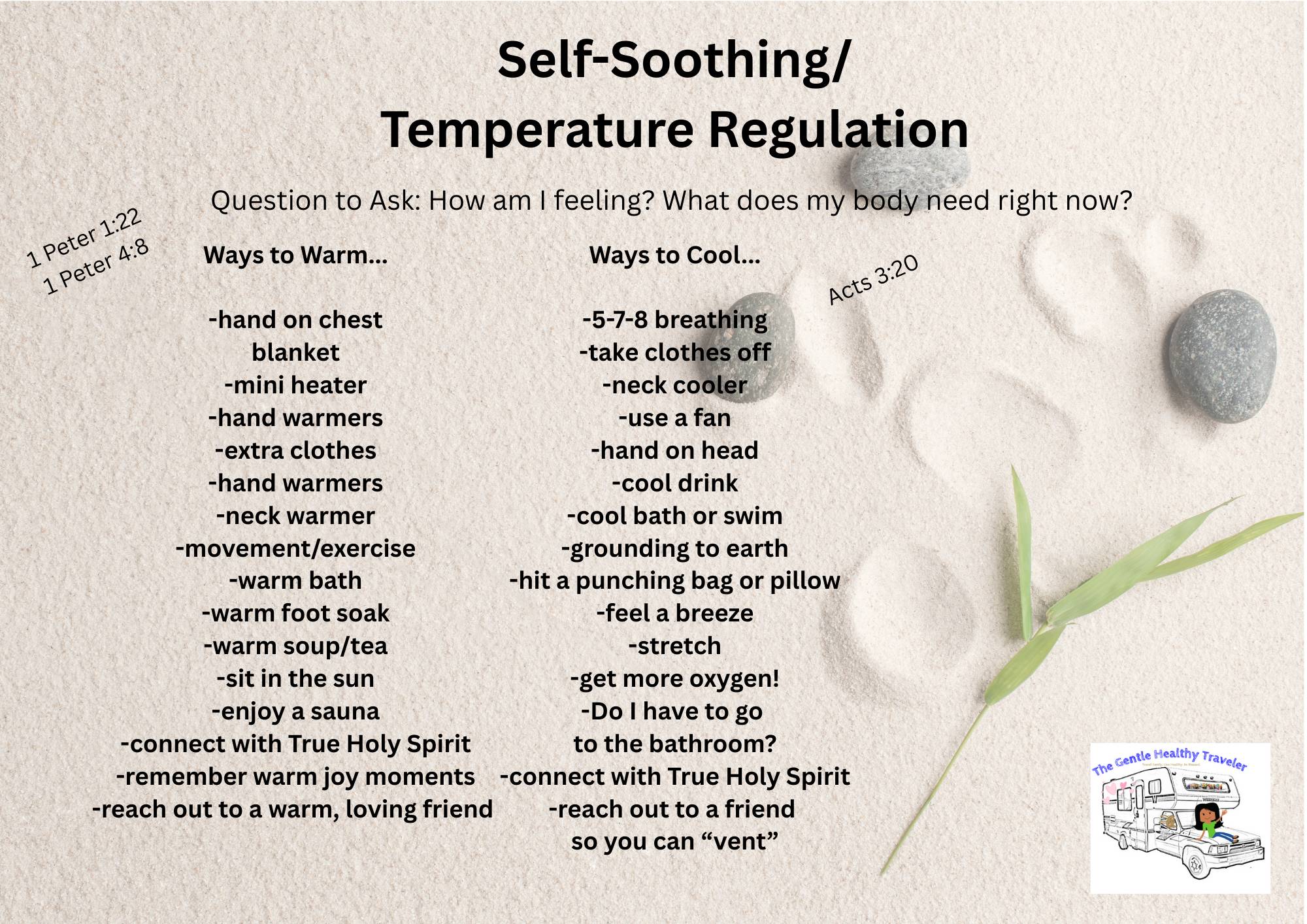 Self Soothing Temperature Regulation Tips