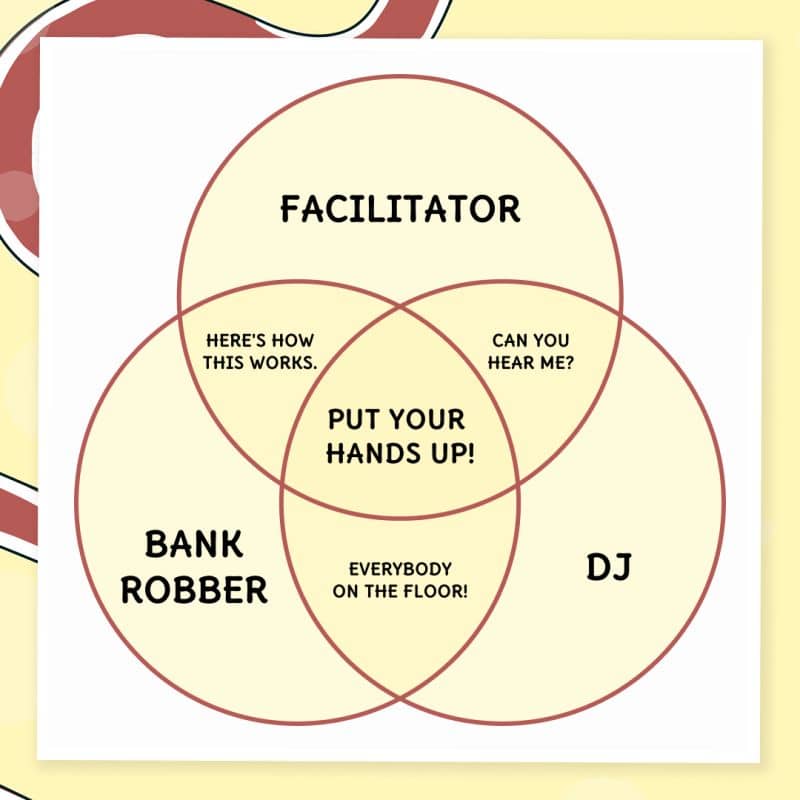 What Facilitators, Bank Robbers and DJs have in common.