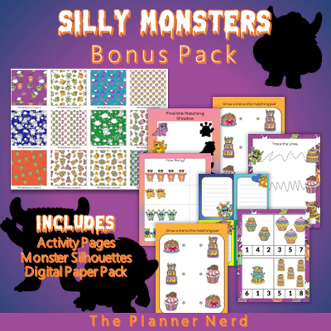 Bonus for Silly Monsters Colored Edition