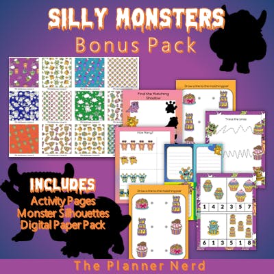 Bonus for Silly Monsters Colored Edition