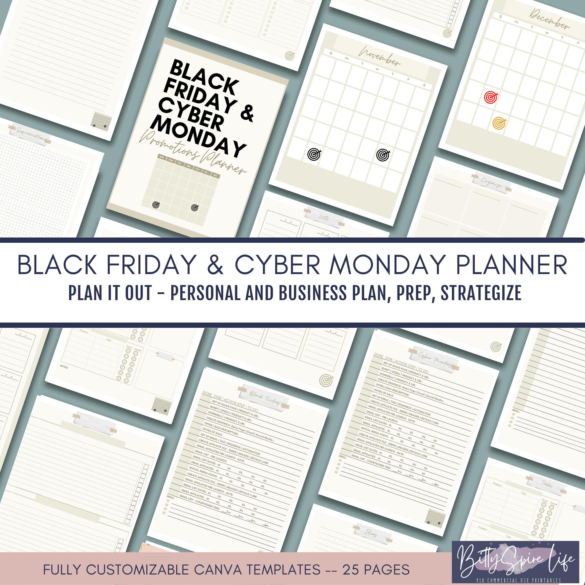 Black Friday Planner/Bitty Spire Life