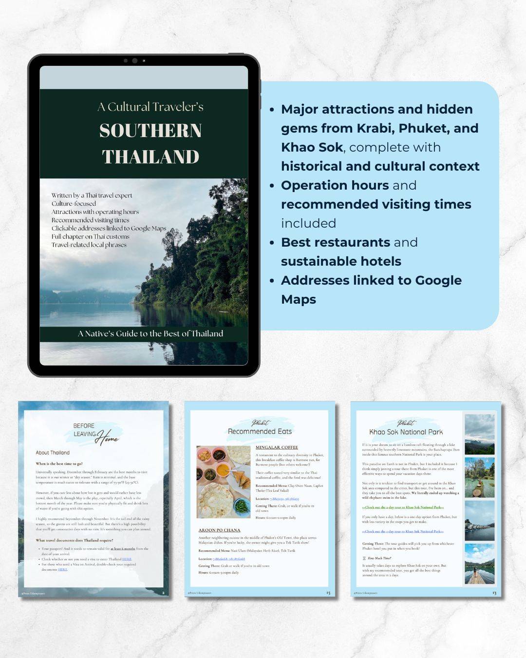 Cultural Traveler's SOUTHERN THAILAND