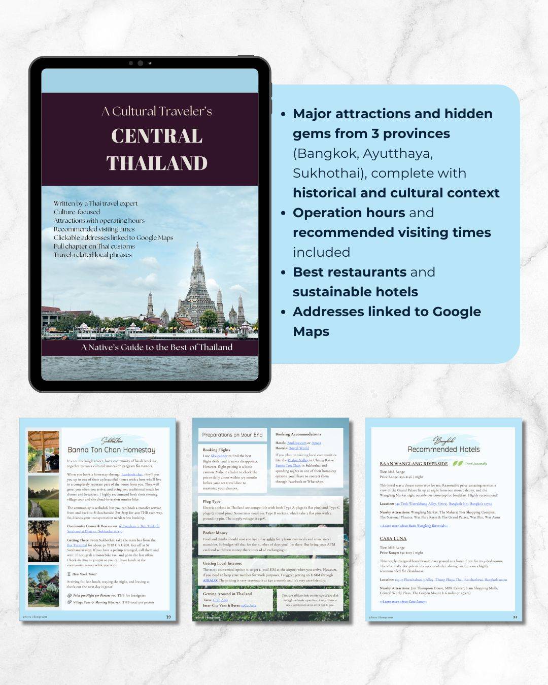 Cultural Traveler's CENTRAL THAILAND