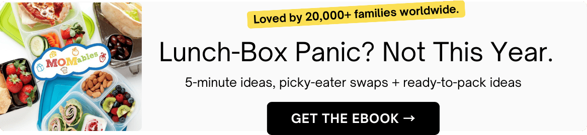 Lunch box panic?  Not this year. 5-minute ideas, picky-eater swaps + ready-to-pack ideas