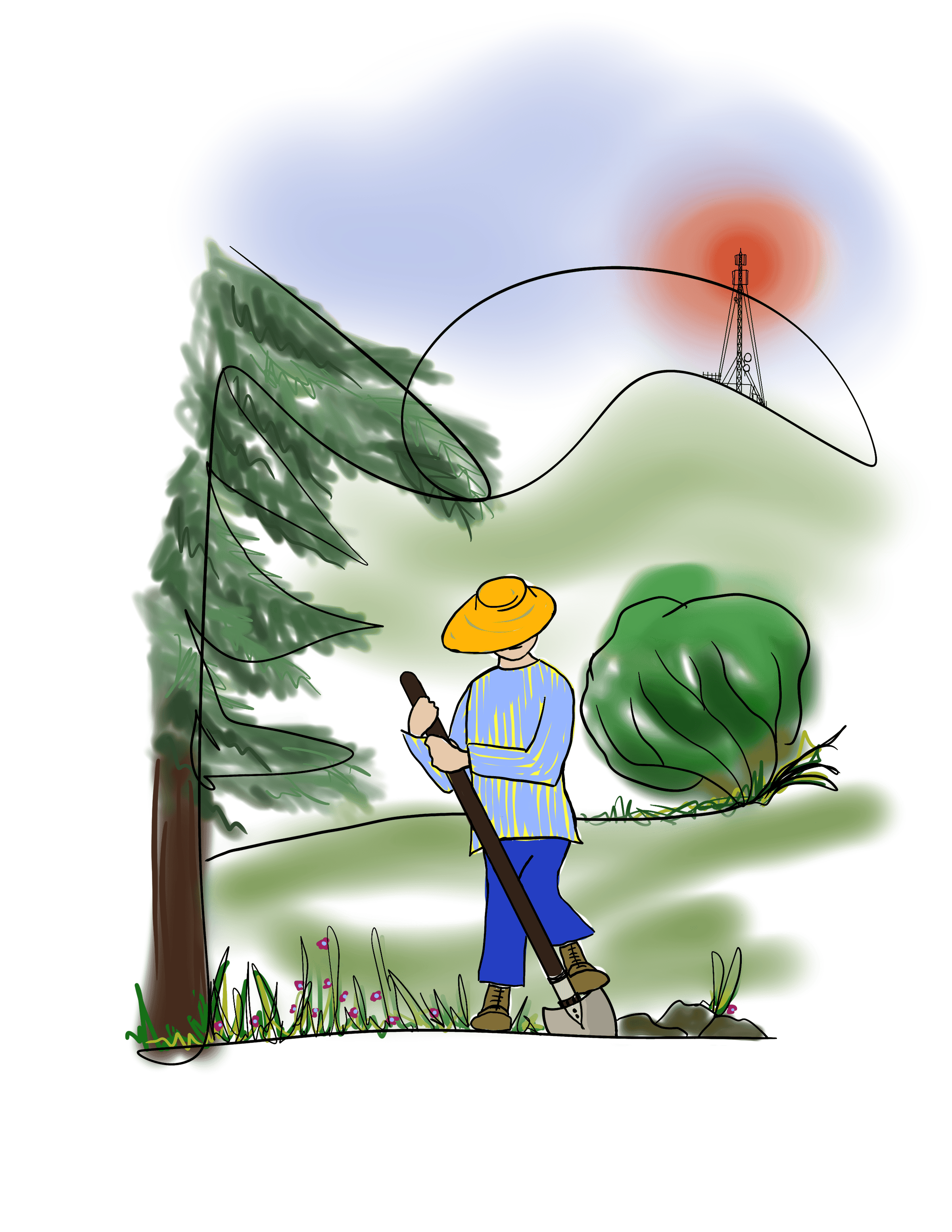 Sabian Symbol for 30 Virgo. Illustration by Beth Lorio