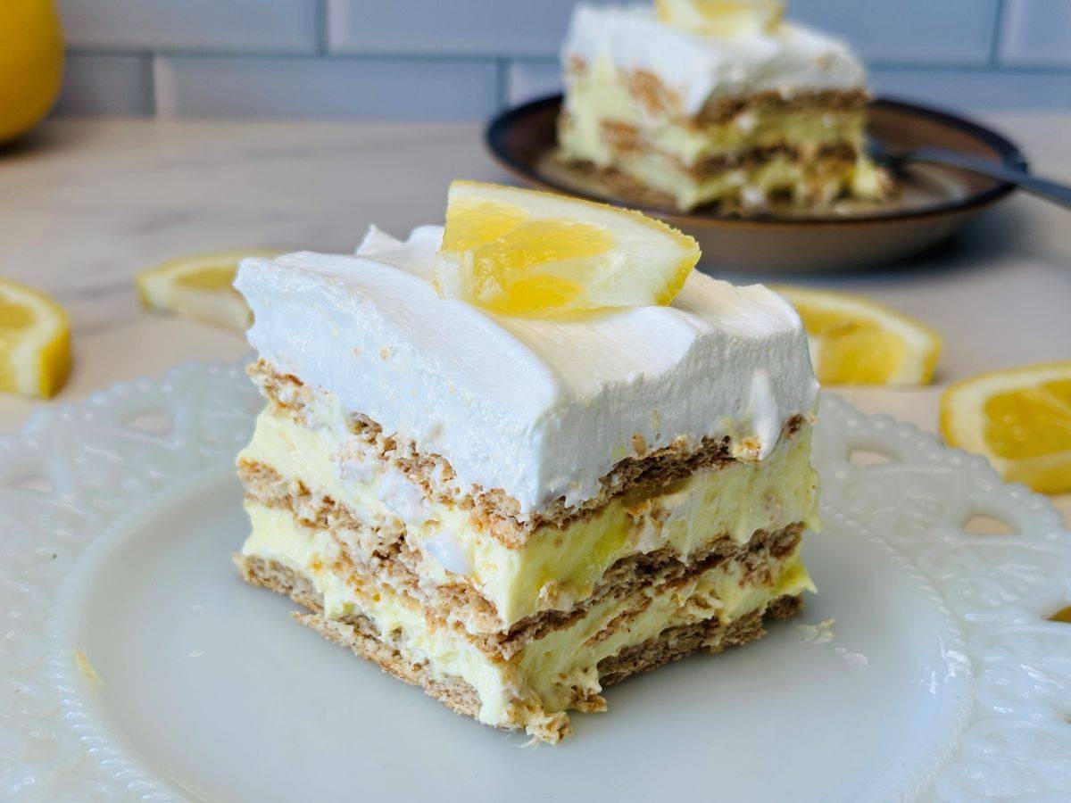 Lemon Icebox Cake.
