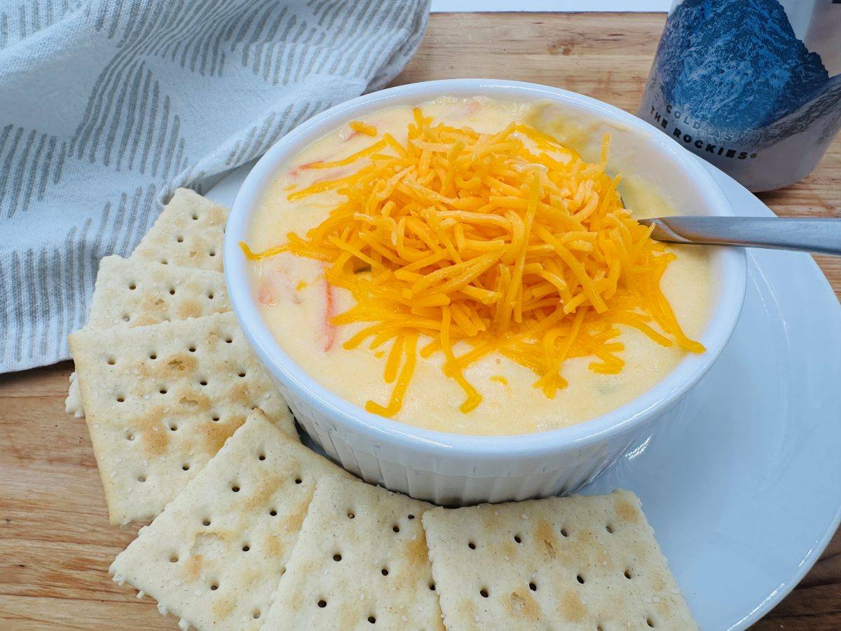 Cheddar Cheese Beer Soup.