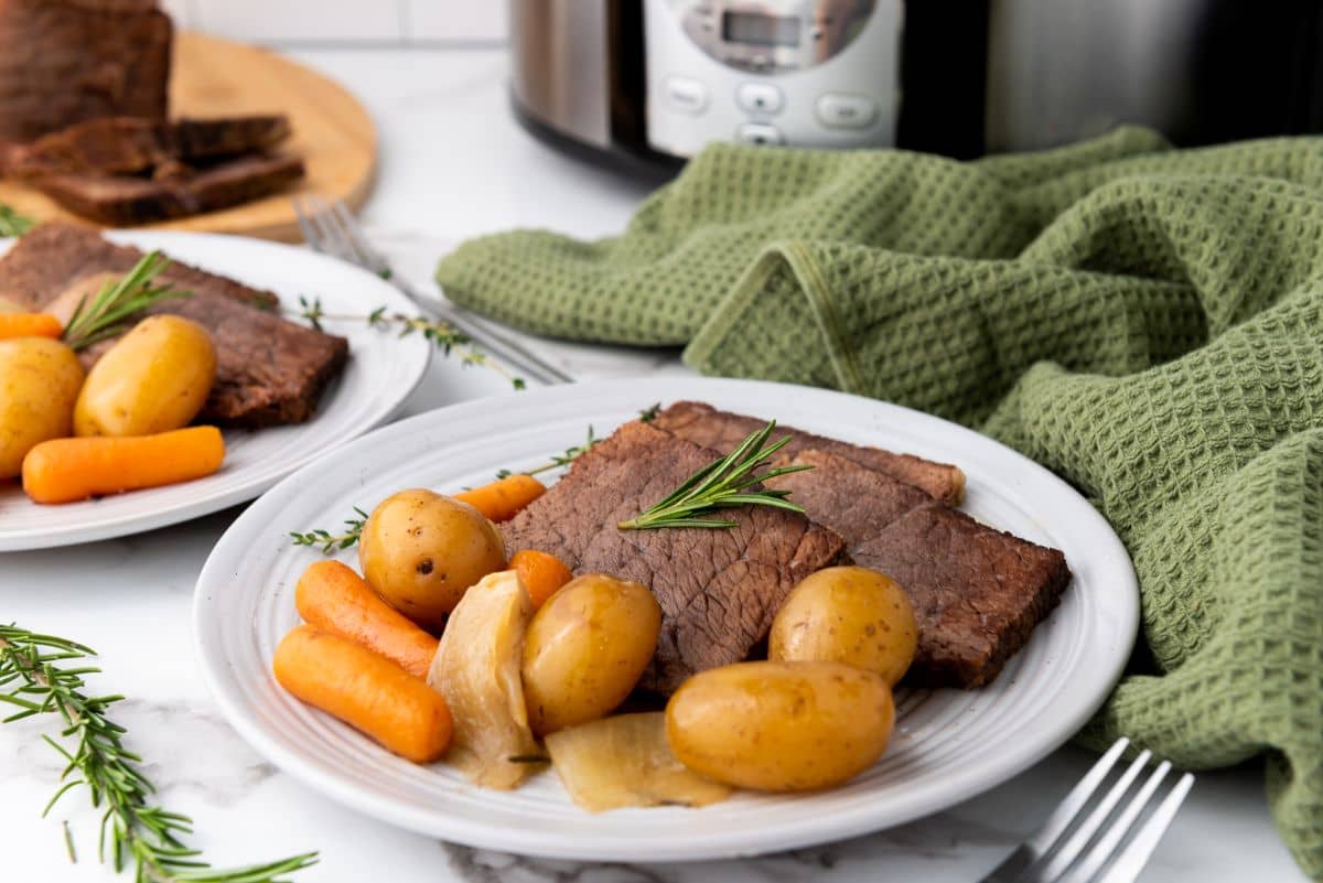 Slow Cooker Rump Roast.