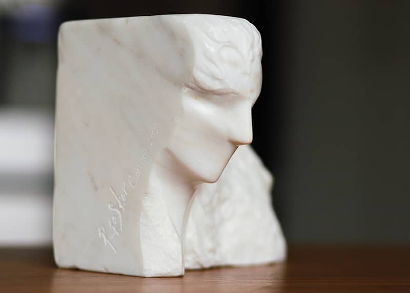 Carrara Soul - a marble sculpture by Rio Skor