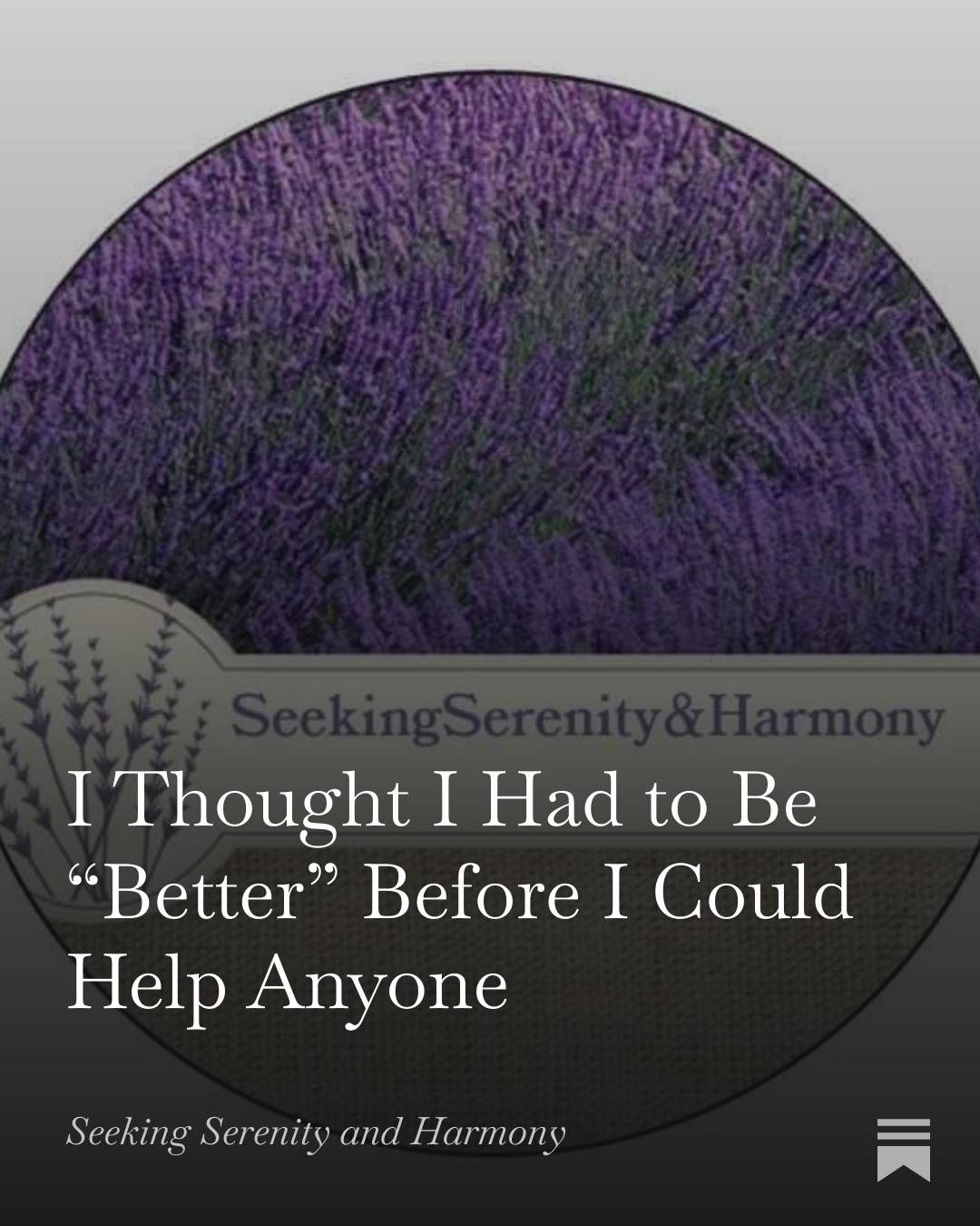 image of lavendar and a tan burlap half circle