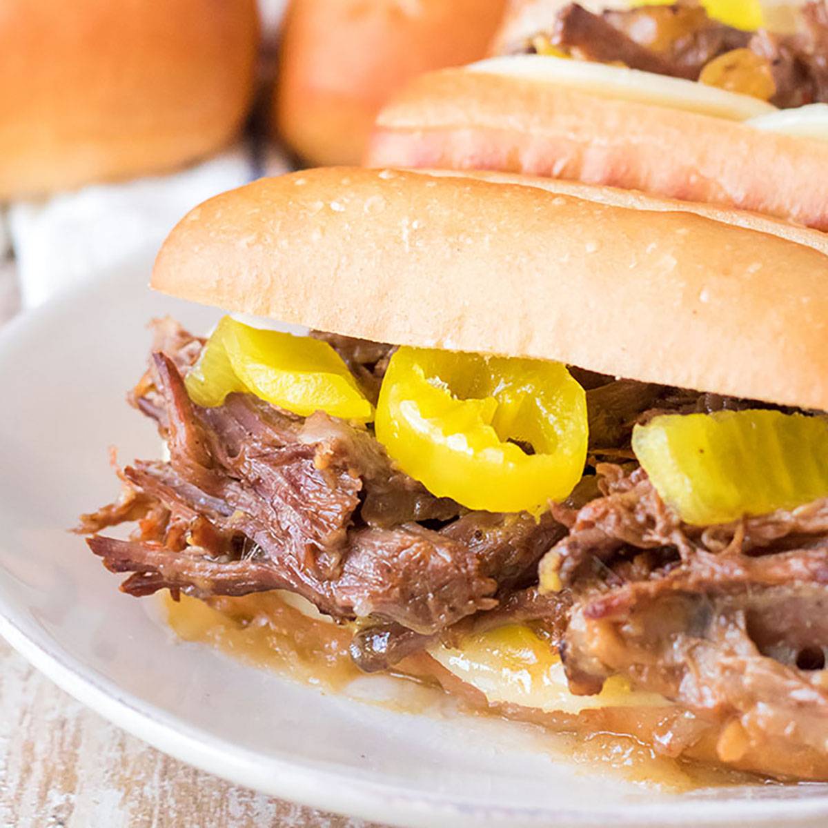 italian beef sub.