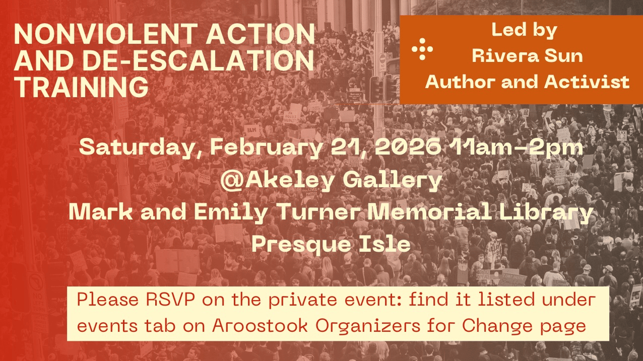 nonviolent action poster