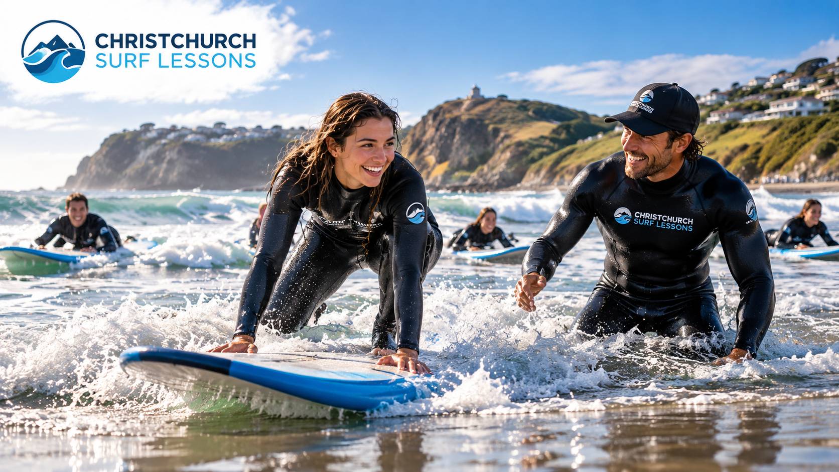 Surfing Holiday in Christchurch With Surf Lessons
