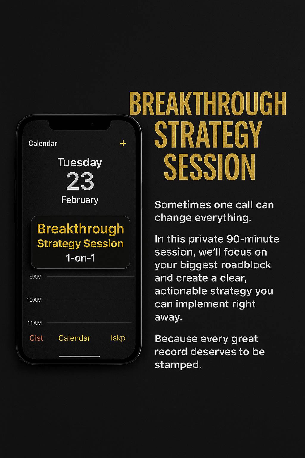 Breakthrough Strategy Session (1-on-1)