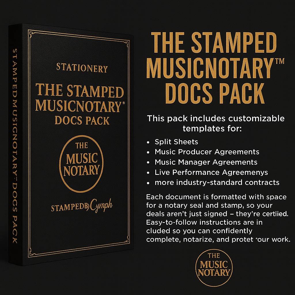 Stamped Notary Music Docs Pack™