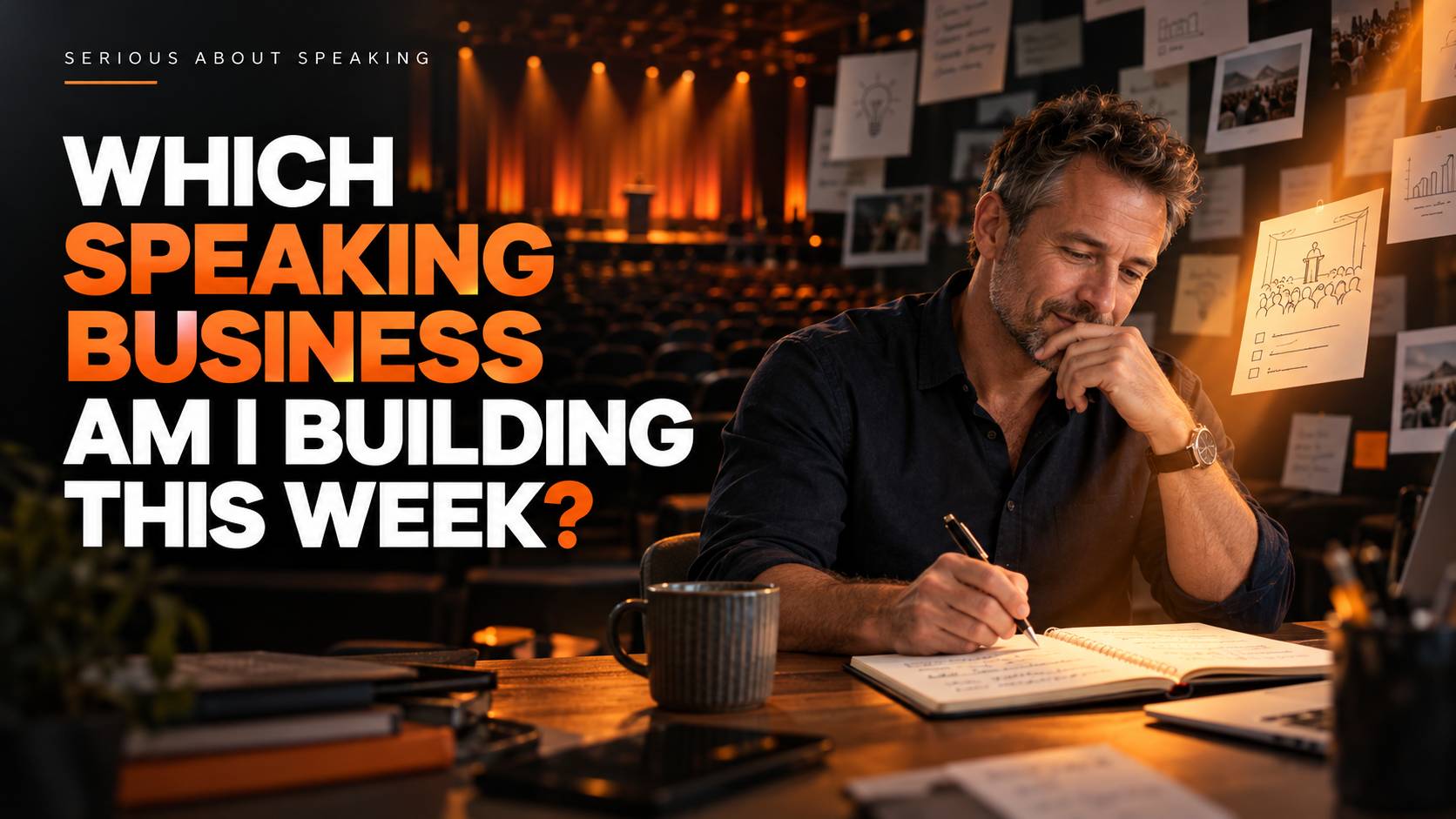 Which speaking business am I building this week?