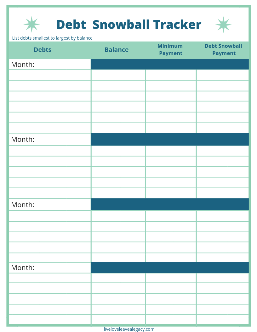 get-out-of-debt-snowball-method-printable