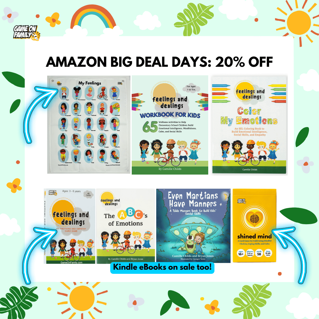 Feelings and Dealings: Emotions Workbook For Kids now on Amazon!