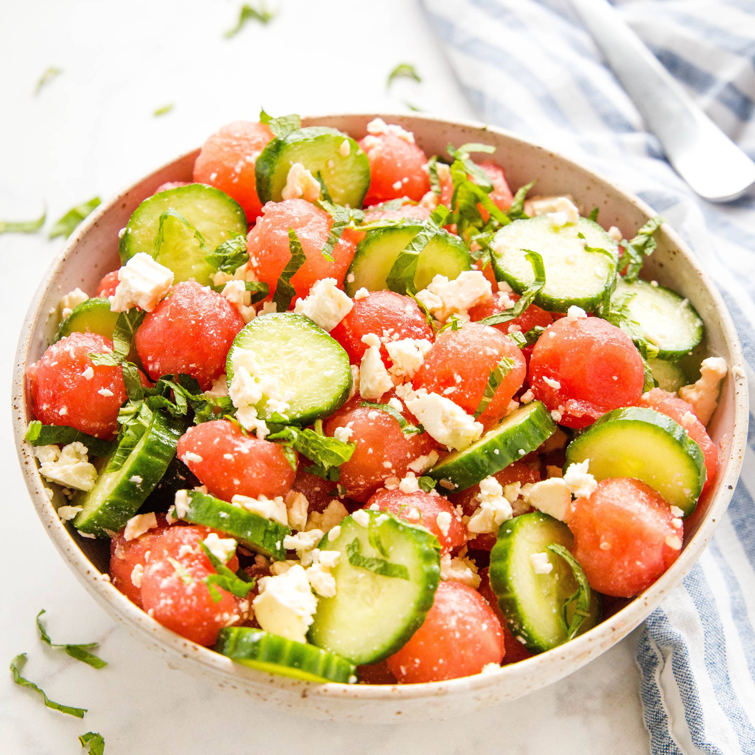 Bowl of Watermelon Salad