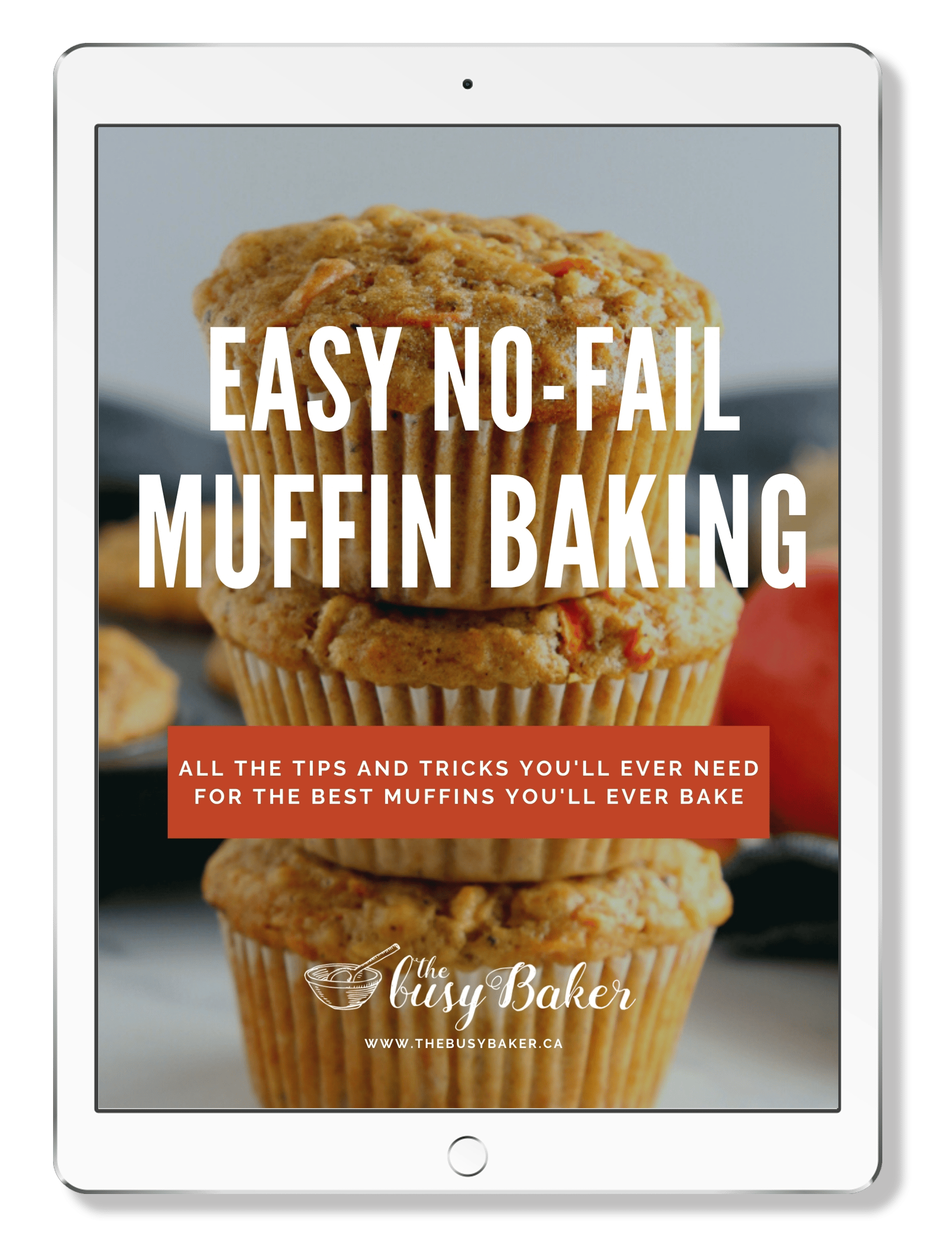 Easy No-Fail Muffin Baking e-cookbook cover