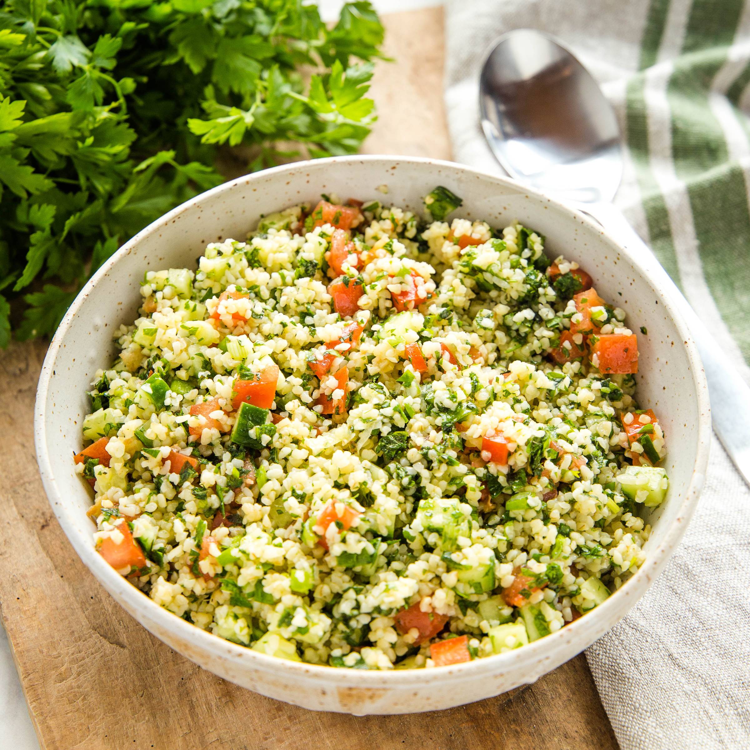 bowl of tabbouleh