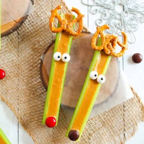 Celery reindeer.