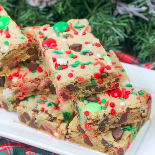 Christmas cookie bars.