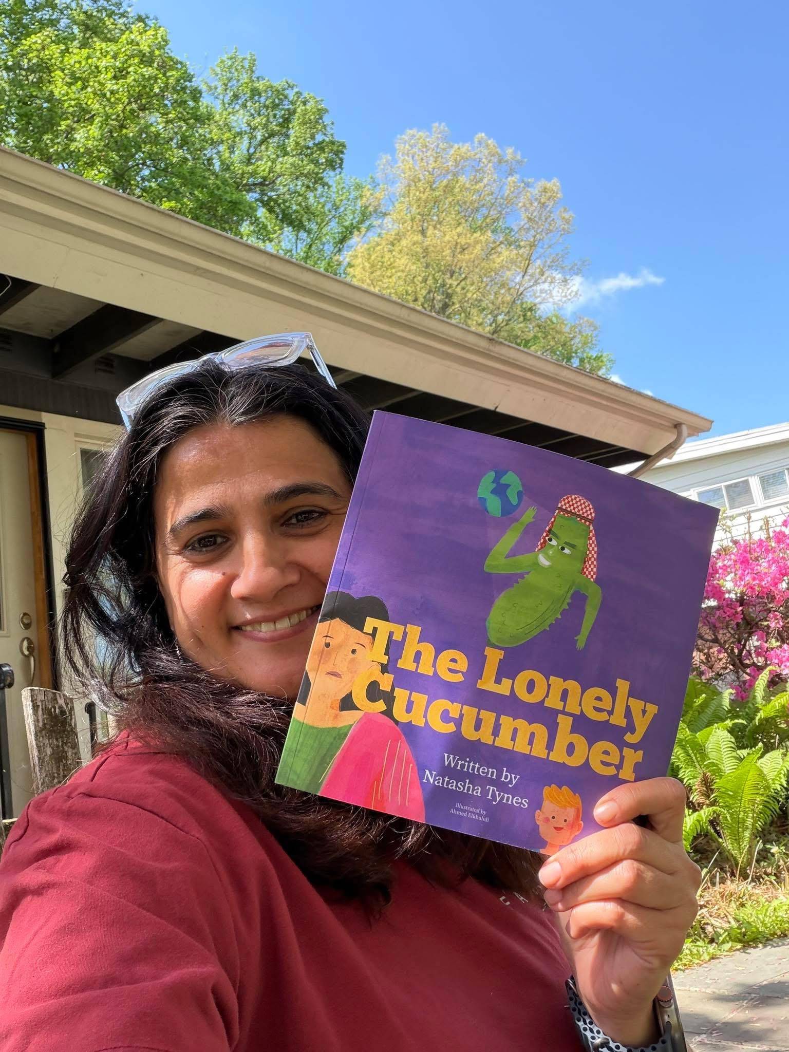Holding my first children's book