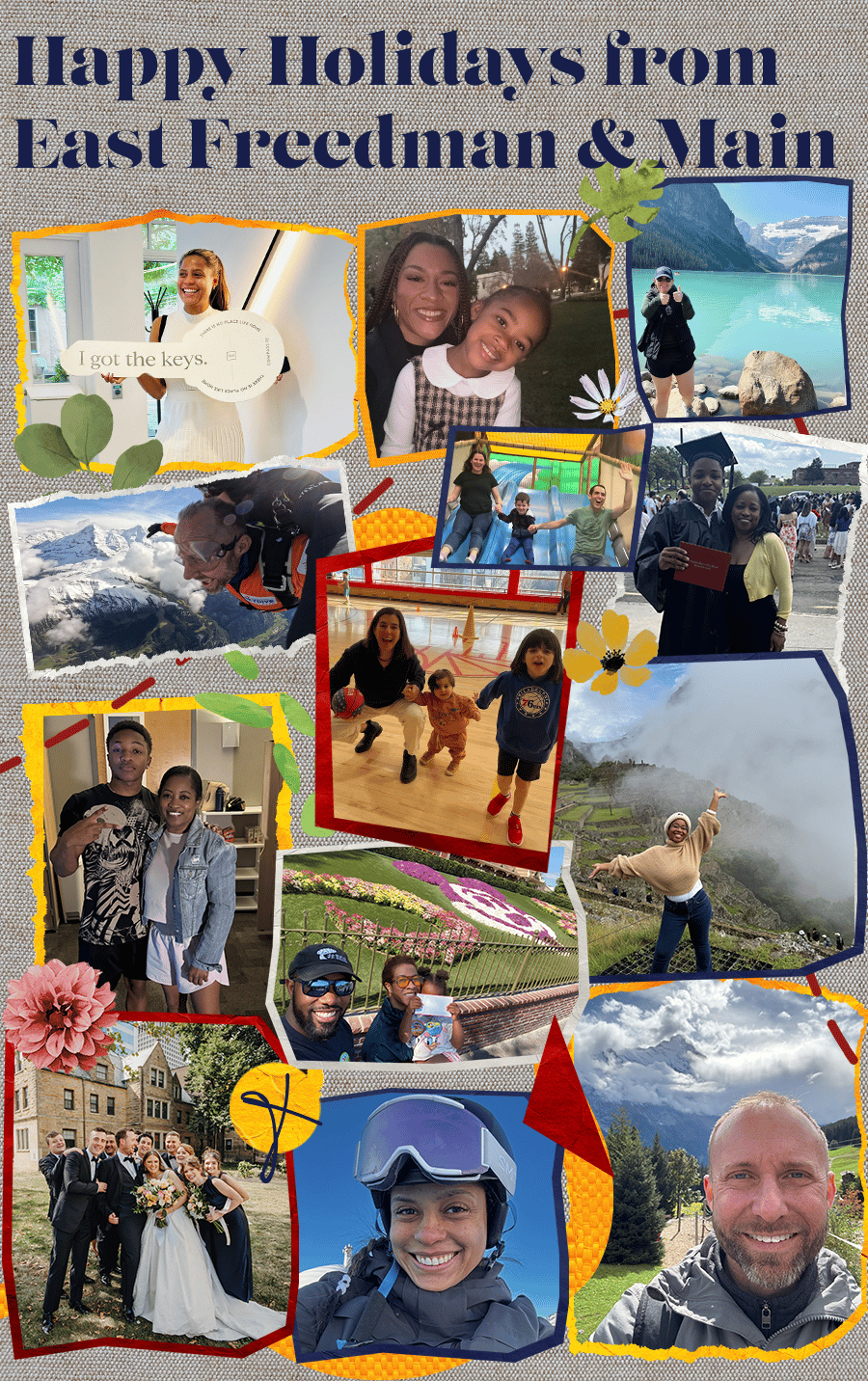 A collage of the East Freedman & Main team's 2025 highlights