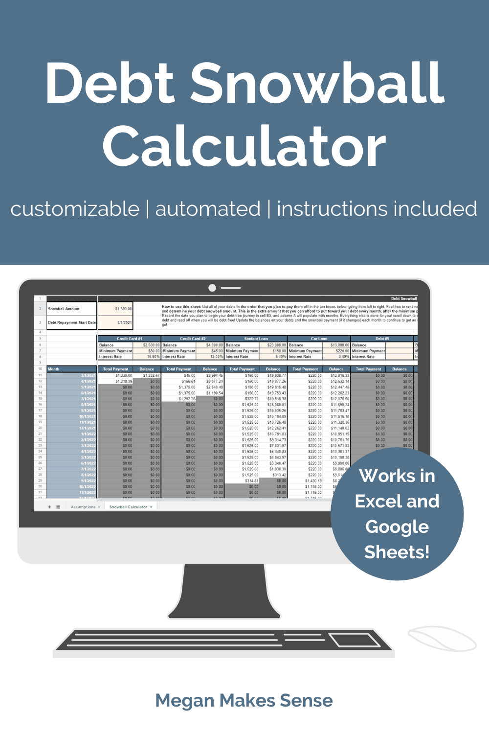 Debt Snowball Calculator